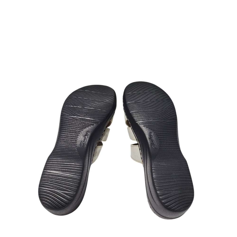 Clarks Women's Merliah Karli Sandal - White, Size 6 (EU 36.5), Leather & Comfort - Picture 11 of 15